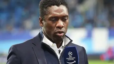 Clarence Seedorf providing Champions League punditry