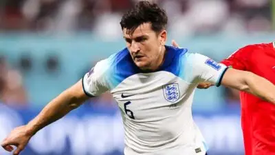 Harry Maguire jogando pela Inglaterra