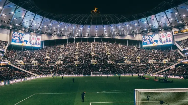 The Tottenham Hotspur Stadium in London