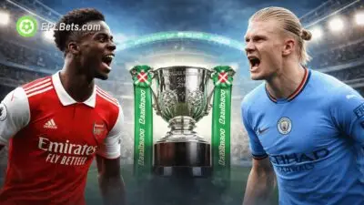 Bukayo Saka and Erling Haaland face off with the Carabao Cup