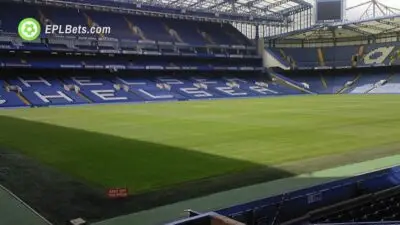 A view of Chelsea's Stamford Bridge stadium