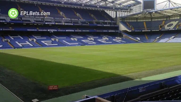 Uma vista do estádio Stamford Bridge, do Chelsea