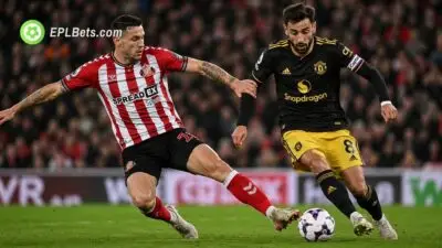 Granit Xhaka faz uma entrada em Bruno Fernandes