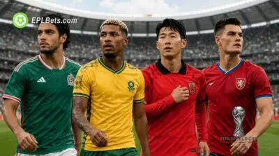Raul Jimenez, Lyle Foster, Son Heung-Min and Patrik Schick