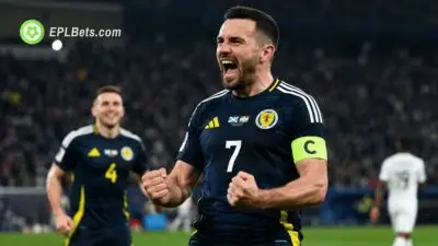 John McGinn celebrates winner against Haiti at 2026 World Cup