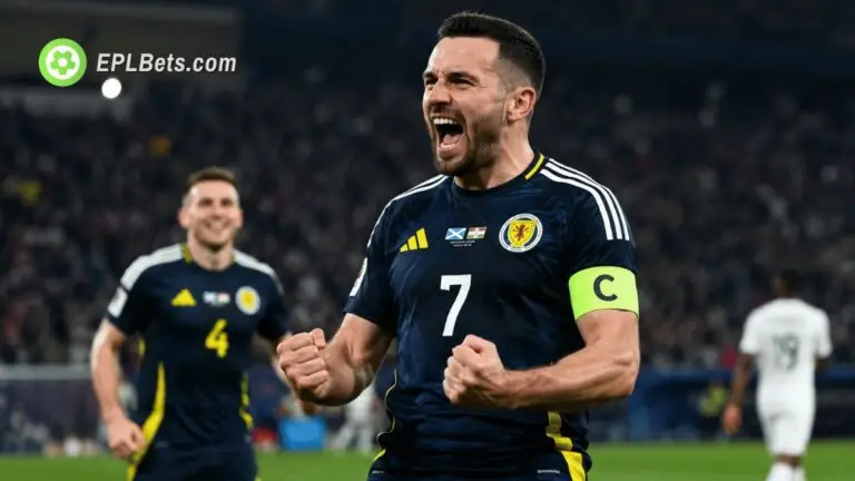 John McGinn celebrates winner against Haiti at 2026 World Cup