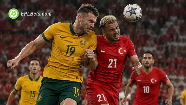 This match could see a huge physical battle between Harry Souttar of Australia and Barış Alper Yılmaz of Turkey
