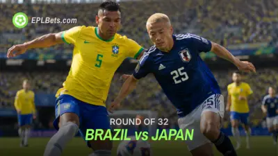 Casemiro of Brazil and Daizen Maeda of Japan will both be threats in this mouth-watering round of 32 clash
