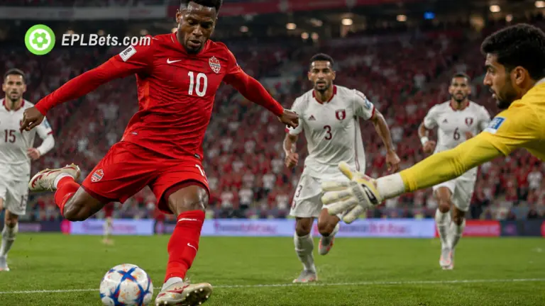 Jonathan David, do Canadá, espera ter muitas chances de gol contra o Catar