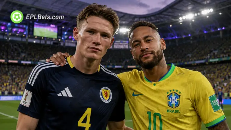 Scott McTominay's battle with Neymar of Brazil could bey key in this Group C match as Scotland seek a result
