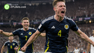 Scott McTominay of Scotland will hope to celebrating versus Morocco in this vital Group C clash