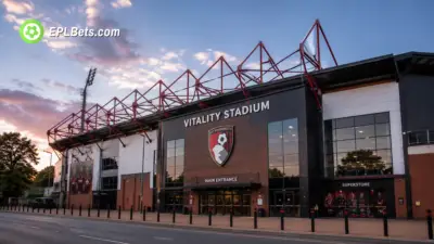 Exterior do Estádio Vitality do AFC Bournemouth