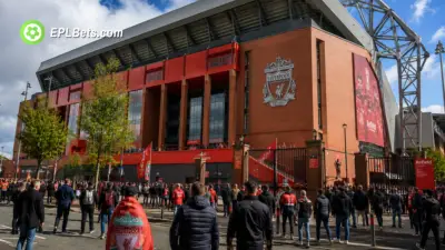 Liverpool Anfield Stadium exterior