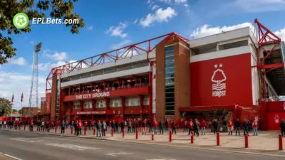 Exterior do City Ground, do Nottingham Forest