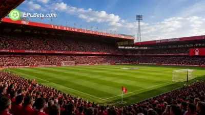 Nottingham Forest City Ground interior, filled with fans before a game
