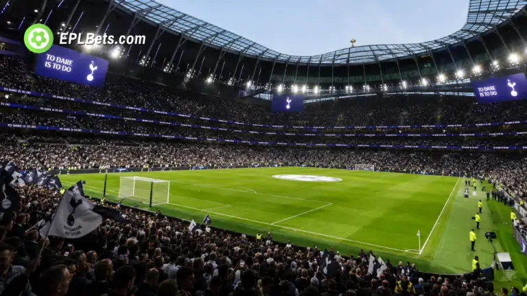 Tottenham Hotspur Stadium interior, before a game