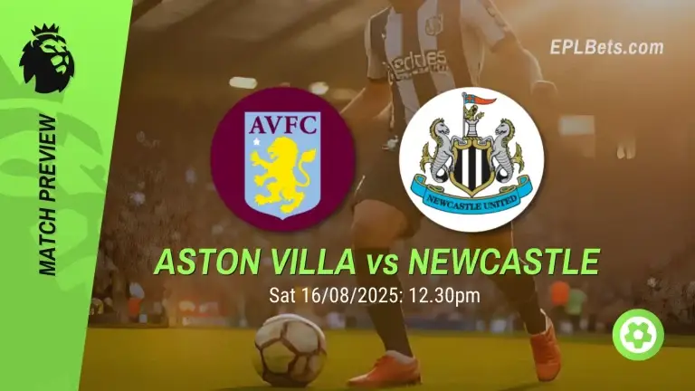 aston villa vs newcastle 16/08/2025 epl bets