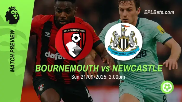 Bournemouth x Newcastle United, 21/09/2025 – Apostas na Premier League