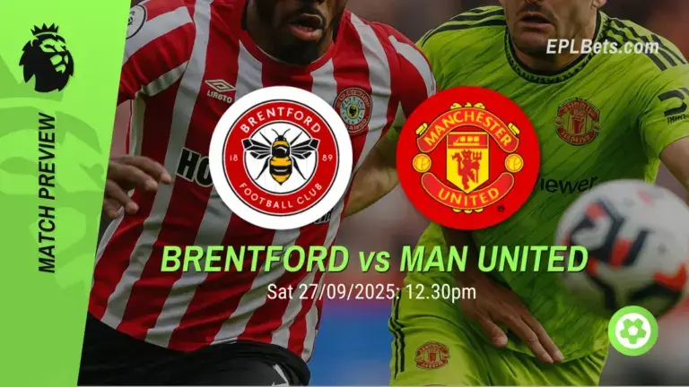 Brentford x Manchester United, 27/09/2025 – Apostas na Premier League