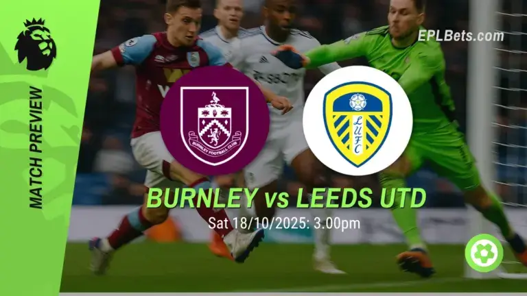 burnley vs leeds united 18/10/2025 epl bets
