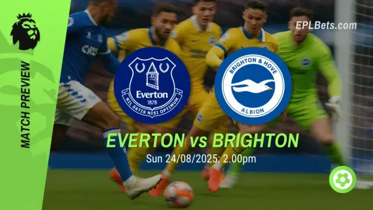 Everton x Brighton, 24/08/2025 – Apostas na Premier League