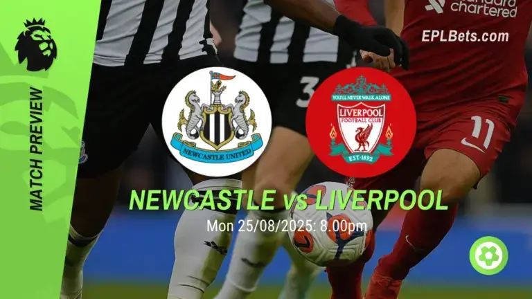 Newcastle x Liverpool, 25/08/2025 – Apostas na Premier League