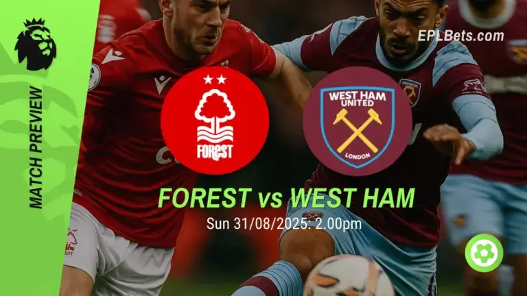 nottingham forest vs west ham united 31/08/2025 epl bets