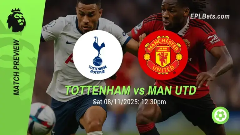 tottenham vs manchester united 08/11/2025 epl bets