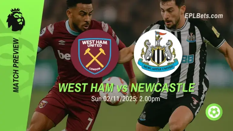 West Ham x Newcastle, 02/11/2025 – Apostas na Premier League